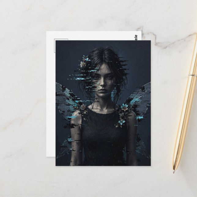 The Glitch Fairy  Postcard (Front/Back In Situ)