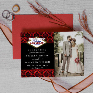 The Glitter Damask Las Vegas Wedding Collection Announcement