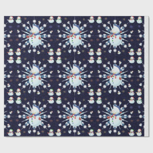The Glittery Christmas Snowman - Wrapping Paper