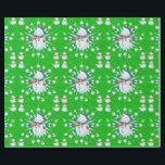 The Glittery Christmas Snowman - Wrapping Paper<br><div class="desc">This design features a white and blue snowflake,  coloured snowflakes and lots of snowmen dressed for a cold Christmas season. A glitter was added to this design. This Christmas gift wrap comes in assortment of colours,  styles and sizes.</div>