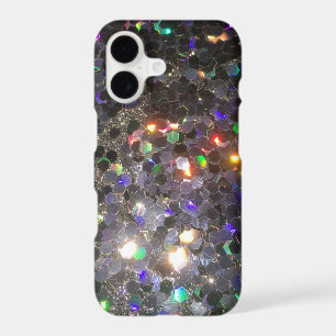 The Glitz Glitter Black Hologram Cell Phone Case
