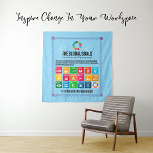 The Global Goals Mega Motivational Inspiring Gifts Tapestry