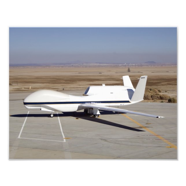 The Global Hawk unmanned aircraft Photo Print (Front)