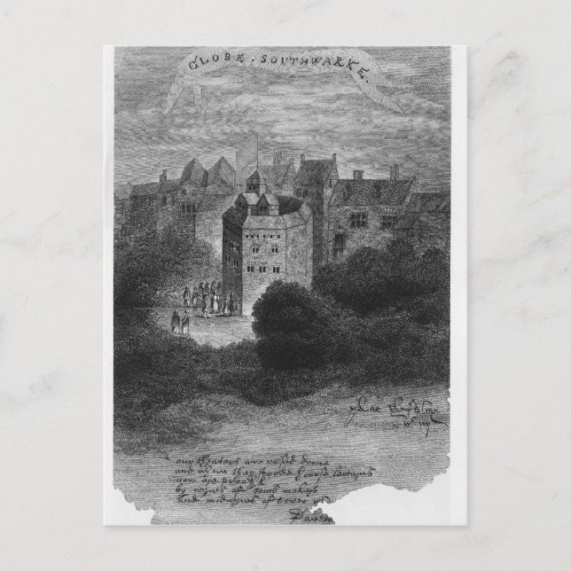 The Globe Theatre, Bankside, Southwark Postcard (Front)