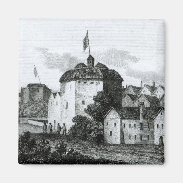 The Globe Theatre on the Bankside Magnet (Front)