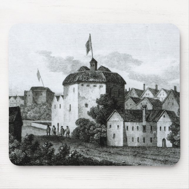 The Globe Theatre on the Bankside Mouse Mat (Front)