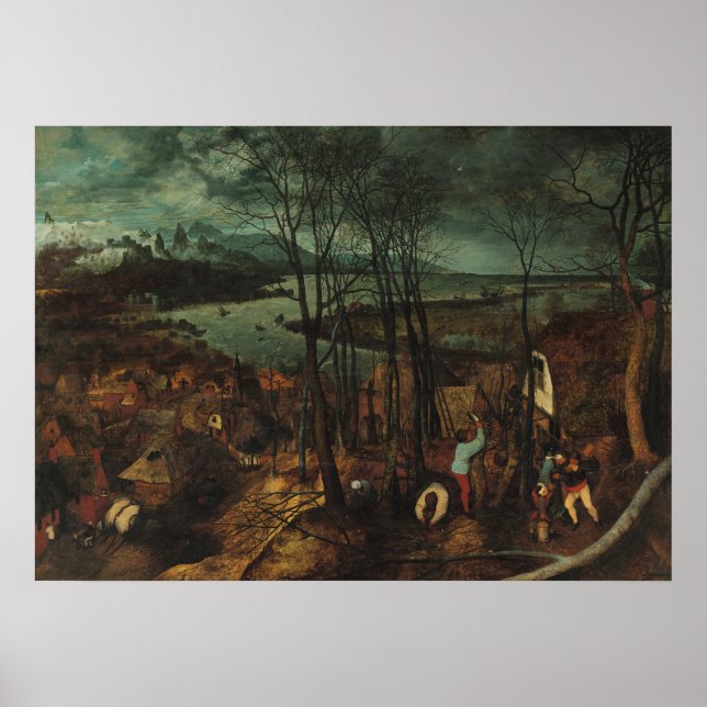 The Gloomy Day by Pieter Bruegel the Elder Poster (Front)