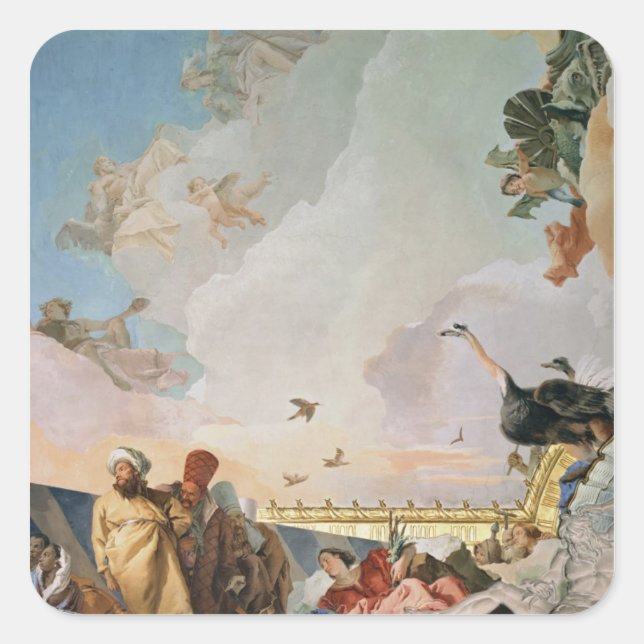 The Glory of Spain III Square Sticker (Front)