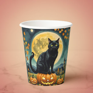 The Glowing Eyes of Halloween  Paper Cups