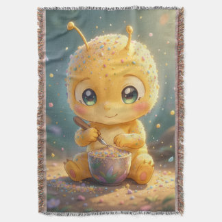 The Glowing Wanderer and the Art of Nectar.1 Throw Blanket