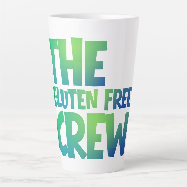 The Gluten Free Crew Latte Mug (Front)