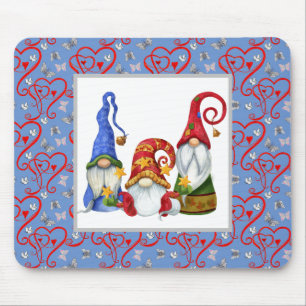 The Gnome Family Mouse Mat