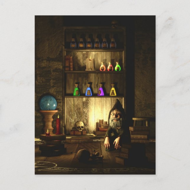 The Gnome Magus Postcard (Front)