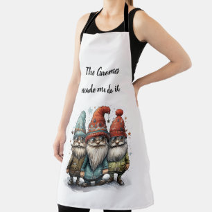🍄 The Gnomes Made Me Do It Apron 🍄