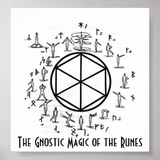 The Gnostic Magic of the Runes Poster