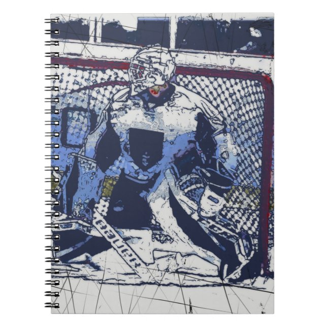 The Goal Keeper - Ice Hockey Goalie Notebook (Front)