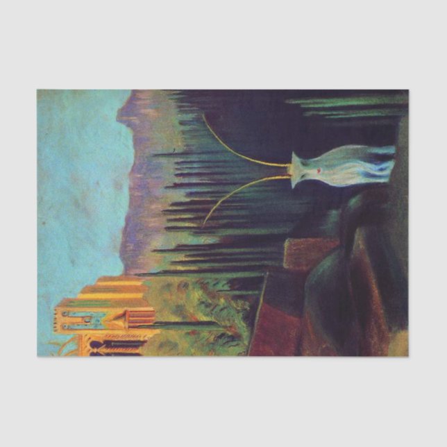 The Goat by Mikalojus Ciurlionis Tissue Paper (Front)