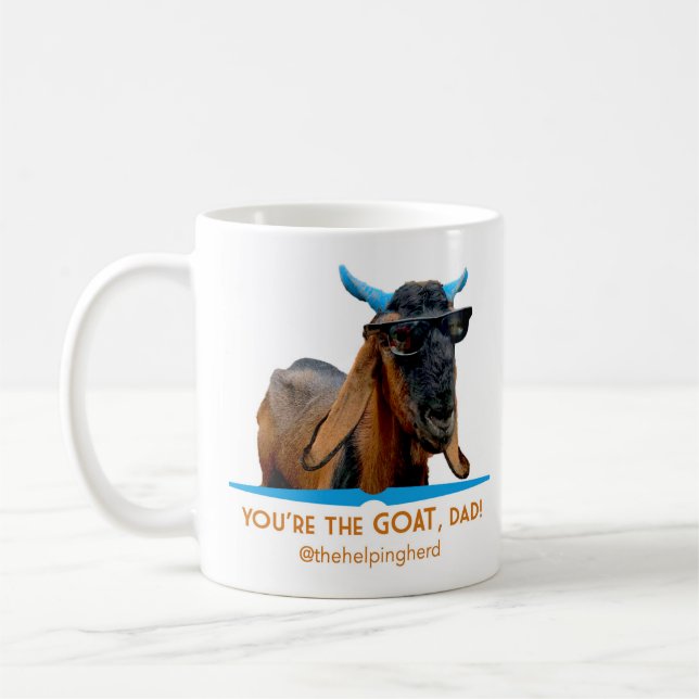 The GOAT Dad Coffee Mug (Left)