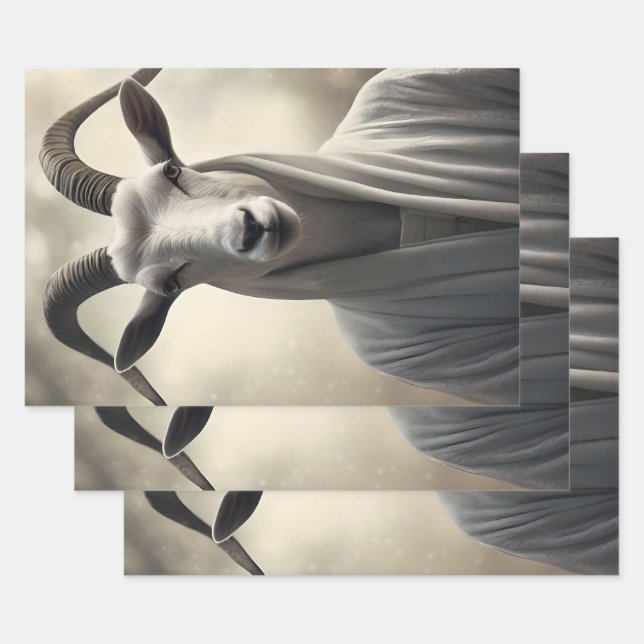 The Goat Shepard,  Wrapping Paper Sheet (Set)