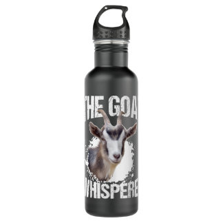 The Goat Whisperer Funny Goat Lover Farmer Gift  710 Ml Water Bottle