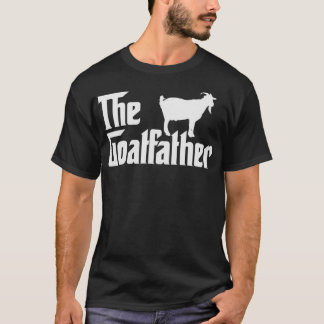 The Goatfather Funny Goat Father Nature  Animal Lo T-Shirt