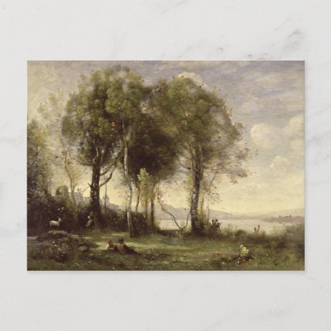 The Goatherds of Castel Gandolfo, 1866 Postcard (Front)