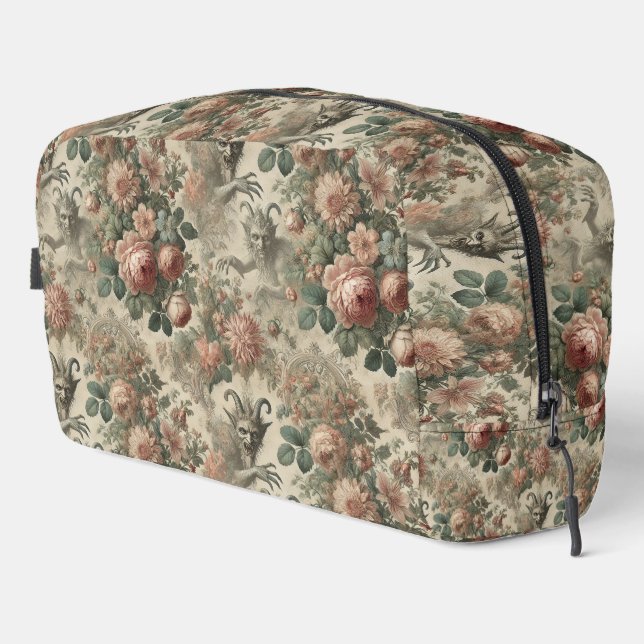 The Goatman’s Garden – Gothic Folklore Design Dopp Kit (Right Corner)