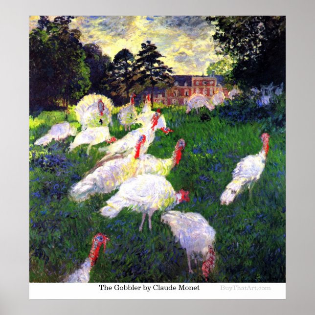 The Gobbler by Claude Monet Poster (Front)