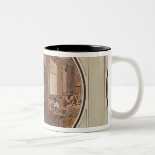 The Gobelins Workshop, 1840 Two-Tone Coffee Mug