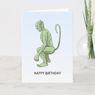 The Goblin Birthday Card