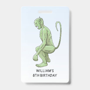 The Goblin Birthday Card ID Badge