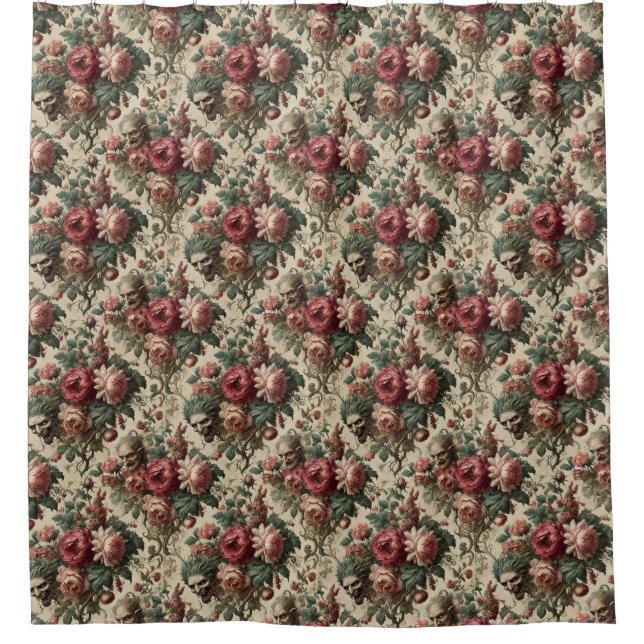 The Goblin Couriers – Gothic Victorian Shower Curtain (Front)