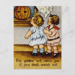 The Goblins Will Catch You! Postcard