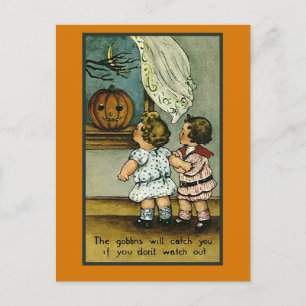The Goblins Will Get You....Cute Halloween Card