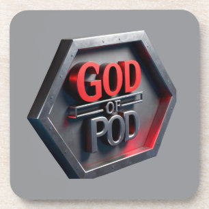 The God Of POD (Print On Demand) Coaster