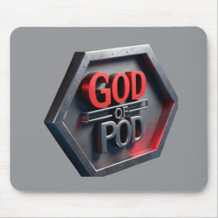 The God Of POD (Print On Demand) Mouse Mat