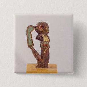 The god Re, Saite Period 15 Cm Square Badge