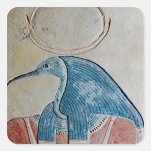 The god Thoth Square Sticker