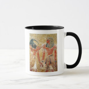 The god Thoth with Seti I  in the Tomb of Seti Mug
