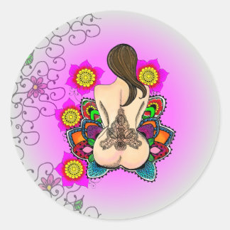 The Goddess2 Classic Round Sticker