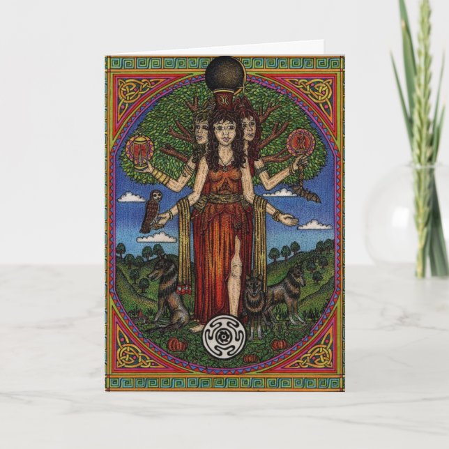 the goddess hecate (image and synbols) 001 t, gift card (Front)