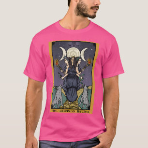 The Goddess Hecate Tarot Card Triple Moon Wiccan P T-Shirt
