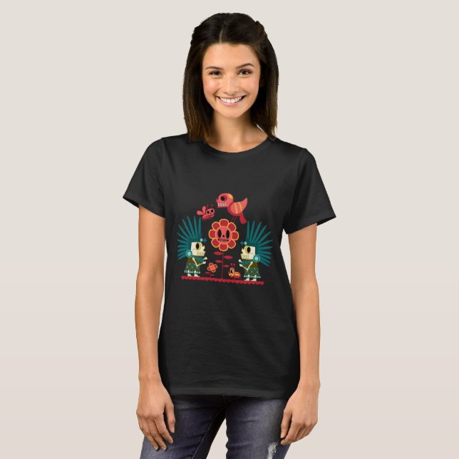 The Goddess in the Red Garden T-Shirt (Front Full)