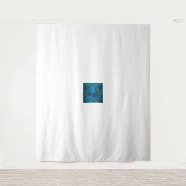 The goddess Ishtar in the lake of eternal life Tapestry (Front)