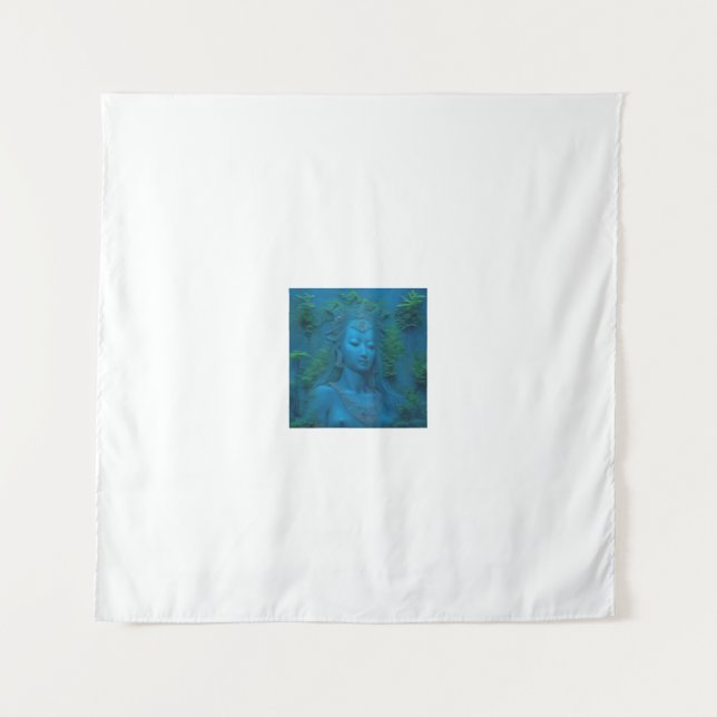 The goddess Ishtar in the lake of eternal life Tapestry (Front)