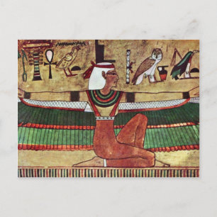 The Goddess Isis, By Ägyptischer Maler Um 1360 Postcard
