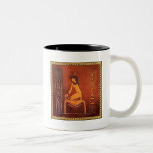 The Goddess Isis Two-Tone Coffee Mug