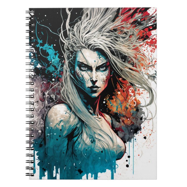 The Goddess of Love Spiral Notebook (Front)