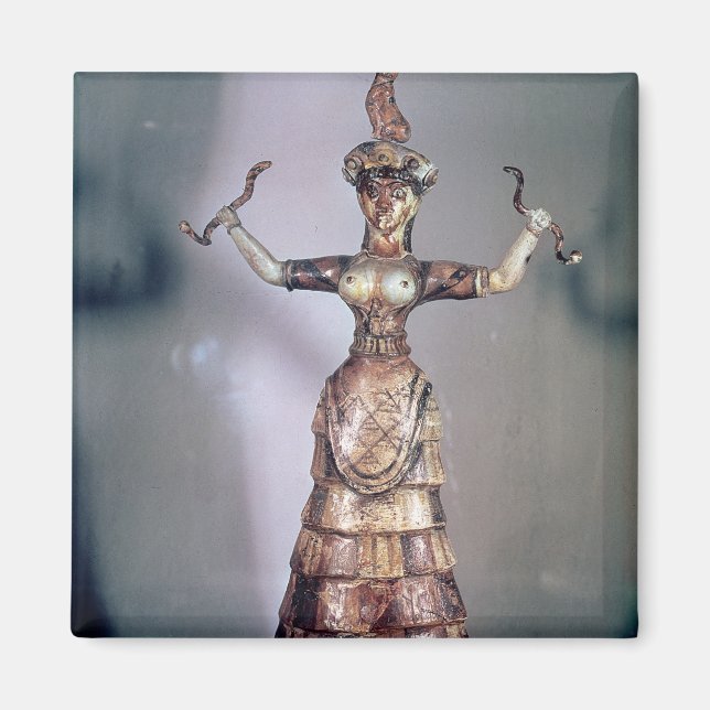 The Goddess of the Serpents Magnet (Front)