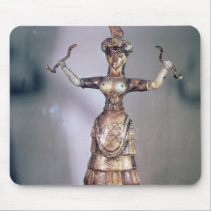 The Goddess of the Serpents Mouse Mat